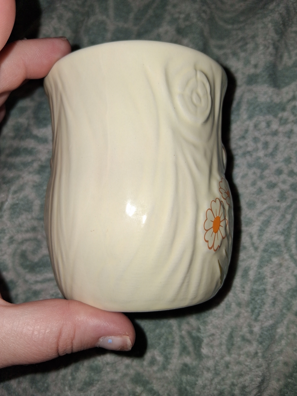 Cute Orange Bird Character Ceramic Mug - Cream & Orange Walt Disney - Picture 3 of 6